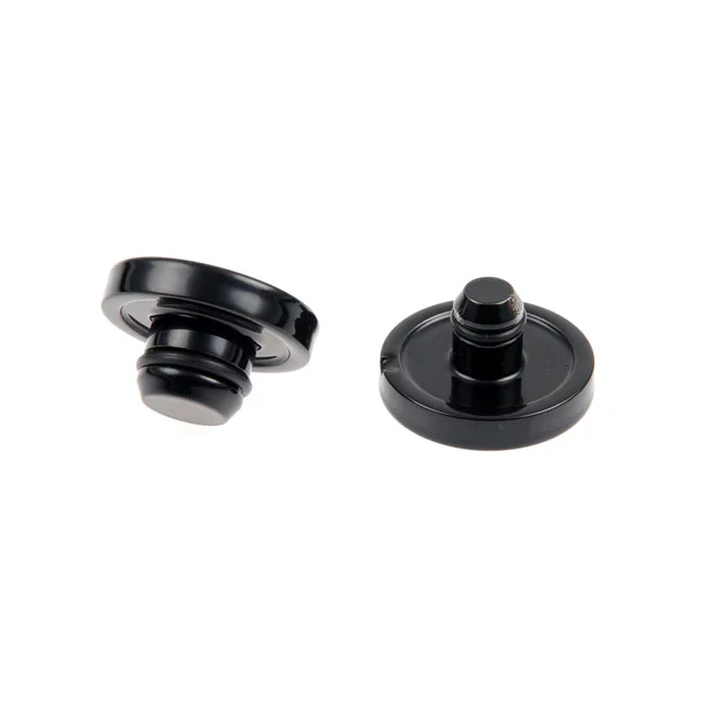 Cult-Werk Front axle cover kit. Gloss black with logo
