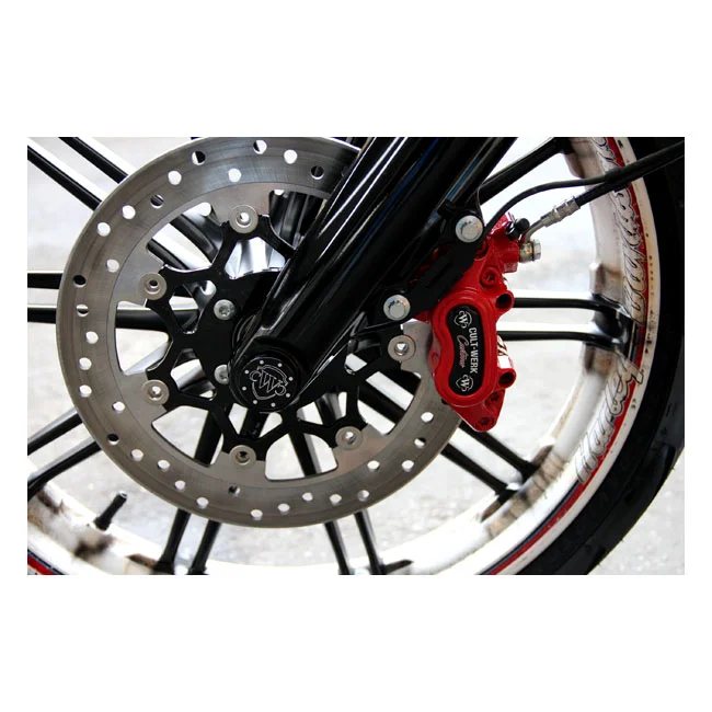 Cult-Werk Front axle cover kit. Gloss black with logo