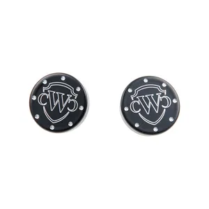 Cult-Werk Cult-Werk, front axle cover kit. Gloss black with logo