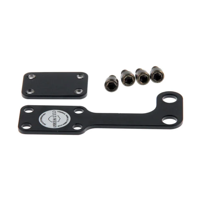 Cult-Werk Ignition coil relocation bracket kit. Black