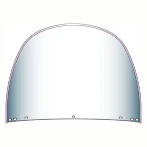 National Cycle National Cycle, repl. beaded top windshield window. Clear