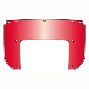 National Cycle National Cycle, Beaded 7-bolt lower window. Red