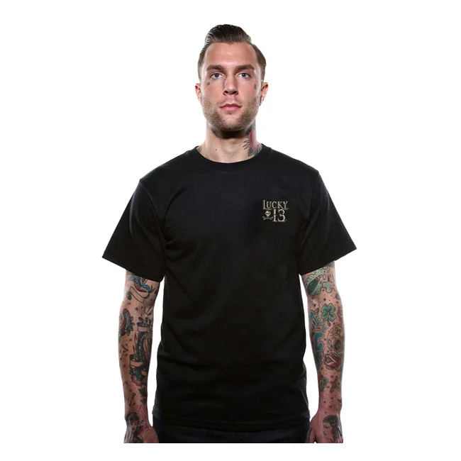 Lucky 13 13 Dead Skull t-shirt black