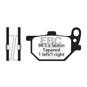EBC EBC V-pad Semi Sintered brake pads