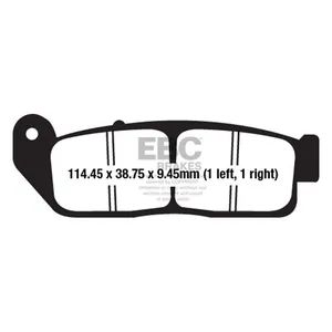 EBC EBC V-pad Semi Sintered brake pads