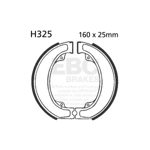 EBC EBC plain brake shoes