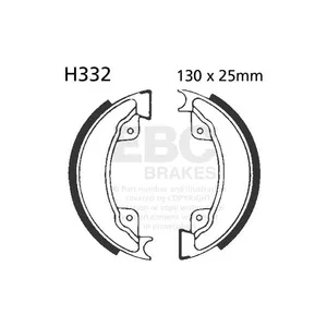 EBC EBC plain brake shoes