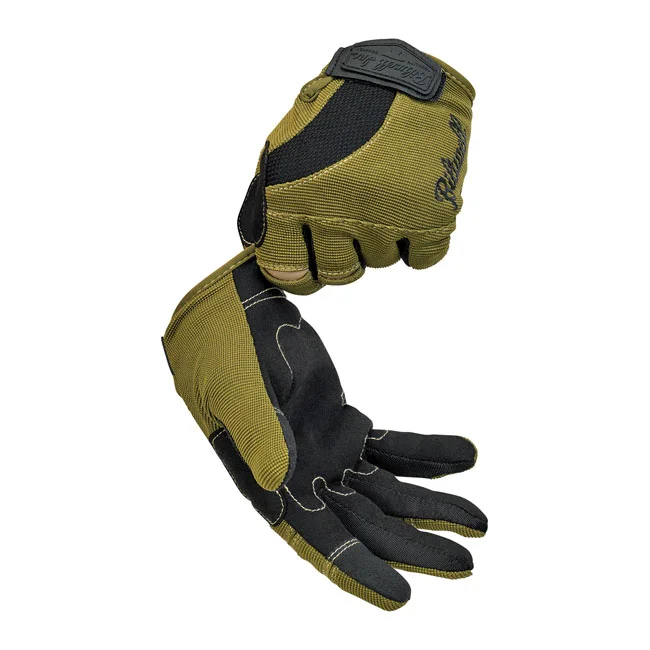 Biltwell Moto gloves olive/black/tan