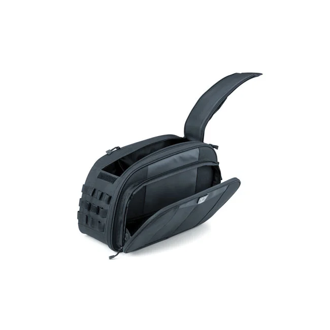 Kuryakyn Momentum outrider throw-over saddlebags. Black