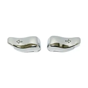 MCS Turn signal switch extender cap set. Chrome