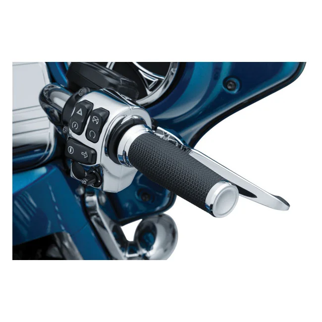 Kuryakyn Thresher grips. Chrome