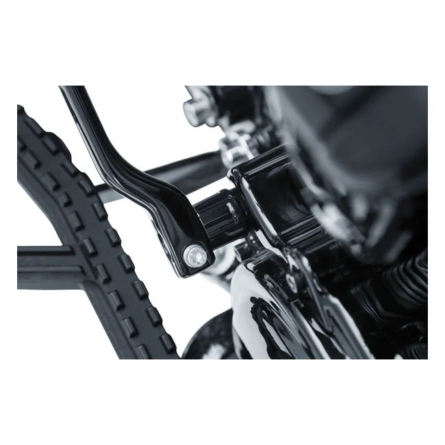 Kuryakyn Precision™ heel shift eliminator. Gloss black