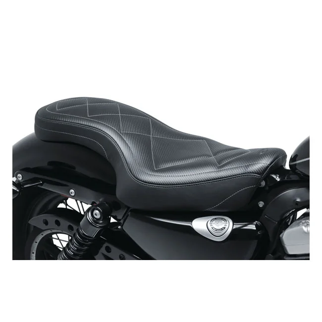 Mustang Super Tripper seat. Black carbon