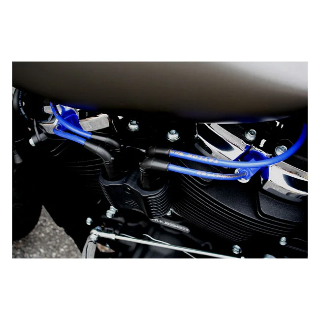 Taylor 8.2mm ThunderVolt spark plug wire set. Blue