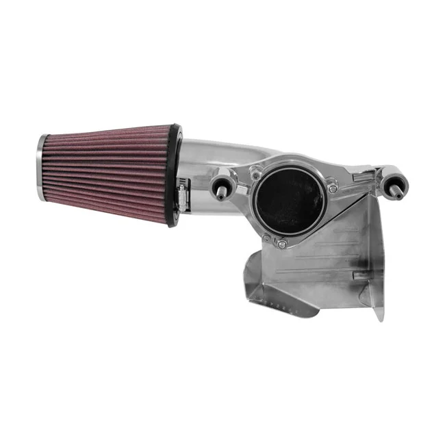 K&N AirCharger performance air cleaner kit. Polished