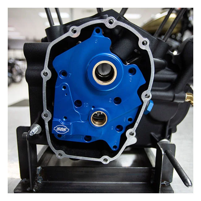 S&S Oil pump and cam plate support kit. Oil cooled models