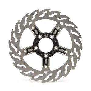 Moto-Master Moto-Master, Flame floating front brake rotor. Front left