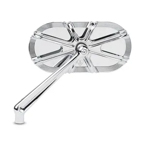Arlen Ness Arlen Ness, 10-gauge caged mirror left hand chrome