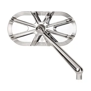 Arlen Ness Arlen Ness, 10-gauge caged mirror right hand chrome