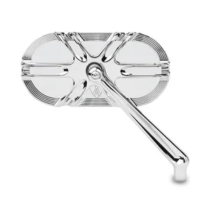 Arlen Ness Arlen Ness, Deep cut caged mirror right hand chrome