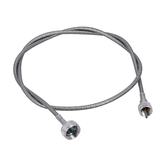 Barnett Transmission speedo cable. 46". Bare metal finish - 67026-62T