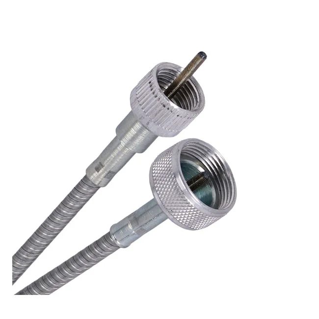 Barnett Transmission speedo cable. 46". Bare metal finish - 67026-62T