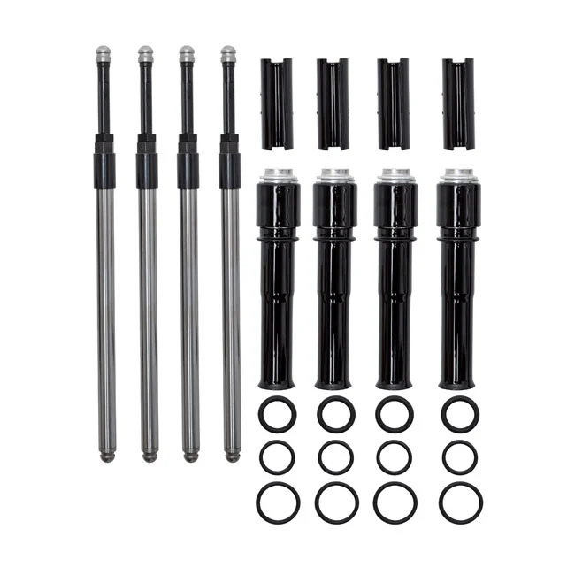 S&S PUSH RODS/TUBES BLK TC