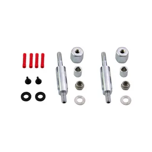 MCS Sissy bar turn signal relocation kit for Softail. Chrome