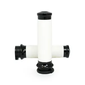Avon Grips Avon Custom Contour grips black anodized/white