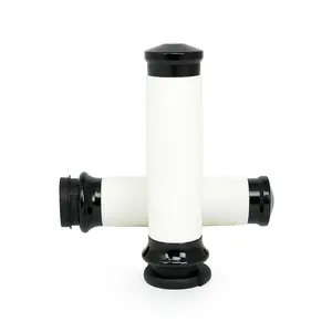 Avon Grips Avon Custom Contour grips black anodized/white