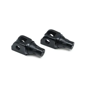 Kuryakyn Kuryakyn, Tapered front footpeg adapter. Gloss black