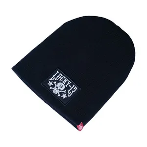 Lucky 13 Lucky 13 Skull stars patch beanie black