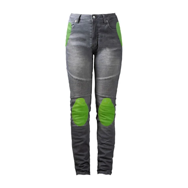 John Doe Doe Betty Biker Jeans Light Grey