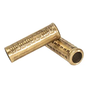 Wannabe choppers Wannabe Choppers Casted grips "go baby…go" brass 1"