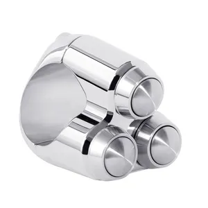 Motone Motone, micro switch with 3 buttons. Chrome