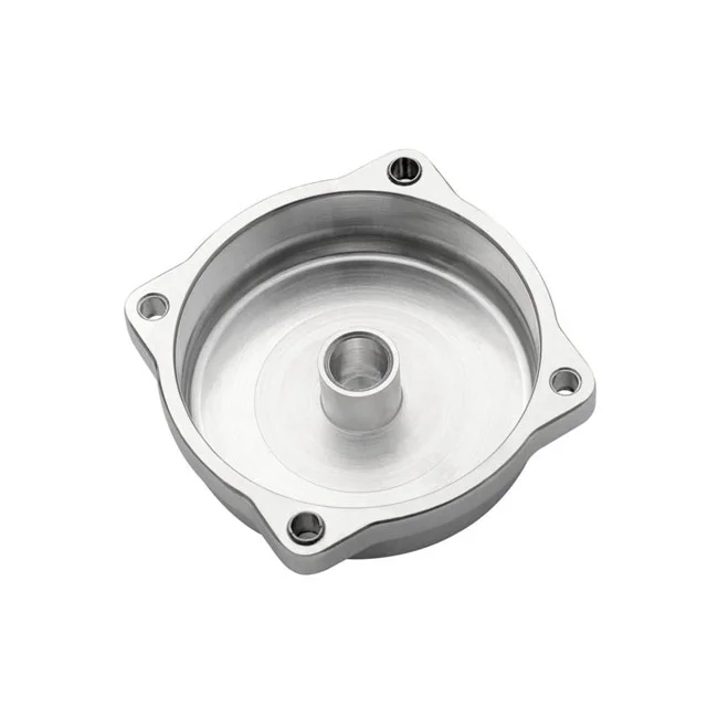 Motone CV carburetor top cover. Finned/Rippled. Polished