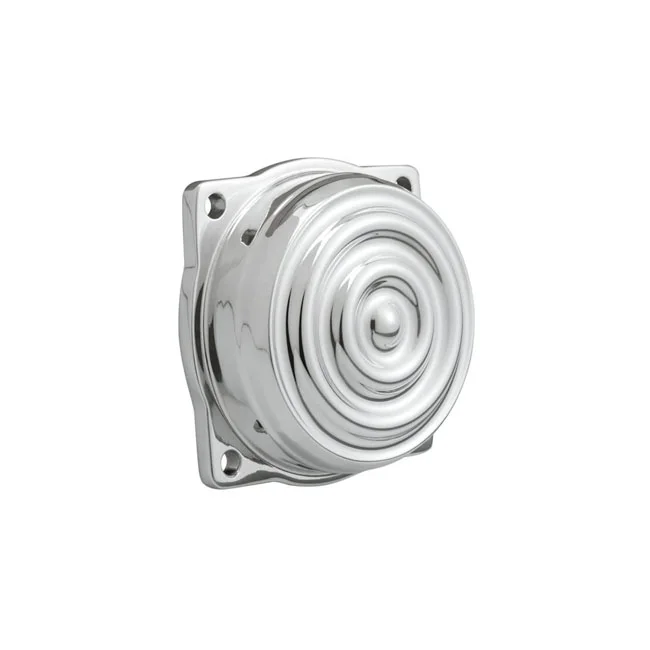 Motone CV carburetor top cover. Finned/Rippled. Polished