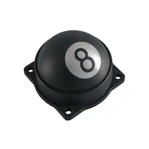 Motone Motone, CV carburetor top cover. 8-Ball. Black