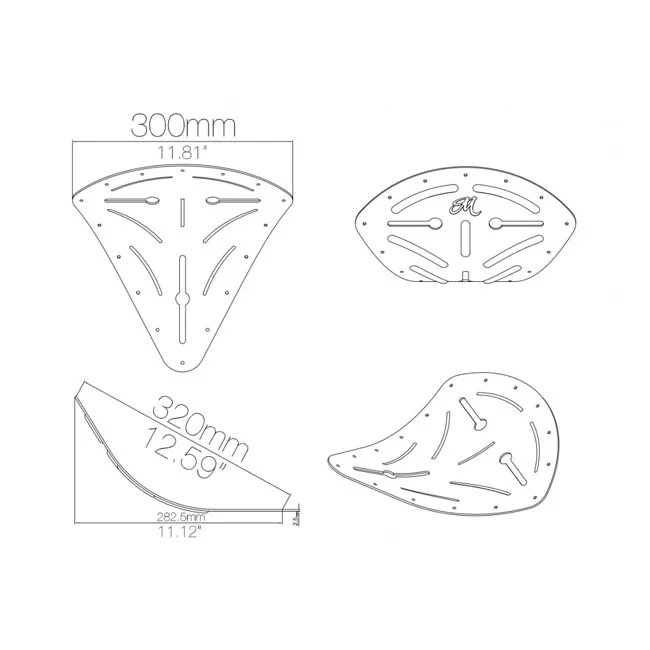 Motone Chop solo seat pan kit