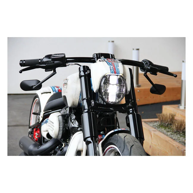 Cult-Werk 6-piece fork tube cover kit. Gloss black