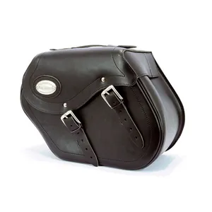 Longride Longride, leather smooth saddlebags #154