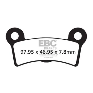 EBC EBC, brake pads. V-Pad semi sintered copper
