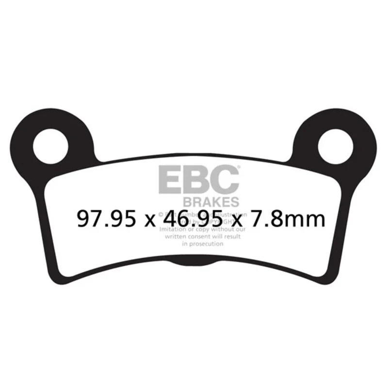 EBC BRAKE PAD SINTERED HH