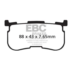 EBC EBC, Double-H sintered brake pads. Rear