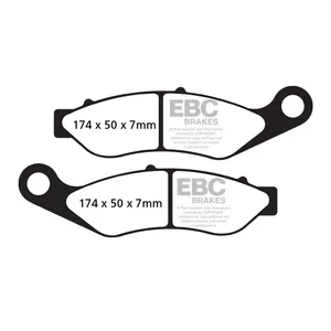 EBC EBC, Extreme Pro Double-H Sintered brake pad set