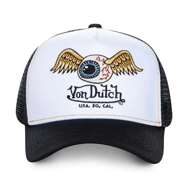 Von Dutch Dutch Eyes baseball cap white/black