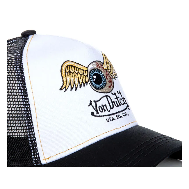Von Dutch Dutch Eyes baseball cap white/black