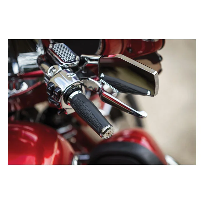 Kuryakyn Hex mirrors. Chrome, ece