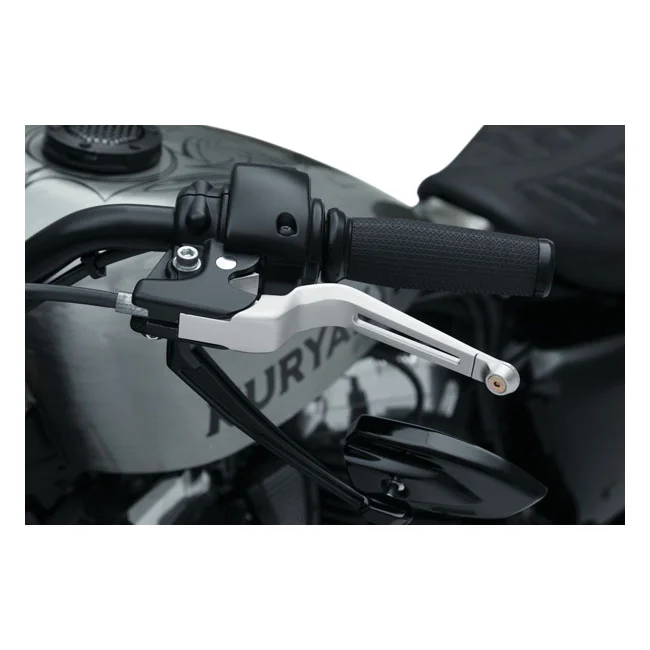 Kuryakyn Dillinger levers. Silver