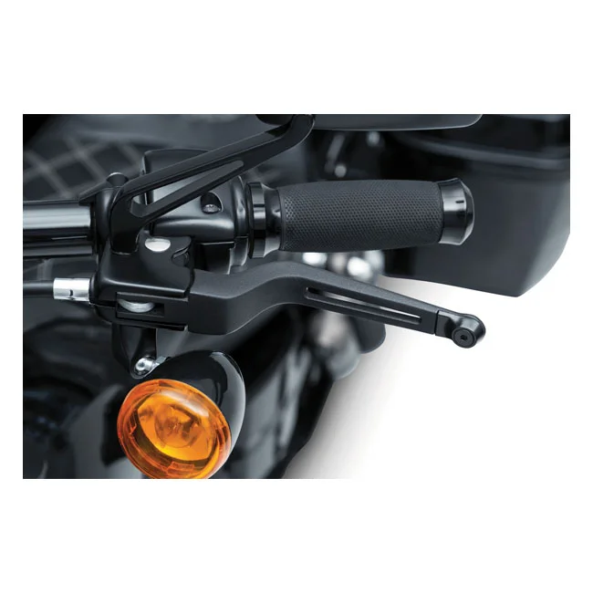 Kuryakyn Dillinger levers. Satin black